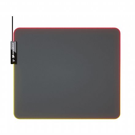 Mouse pad - Mousepad Gamer Cougar Neon - 350 x 300 x 4mm - Iluminação RGB - CGR-NEON