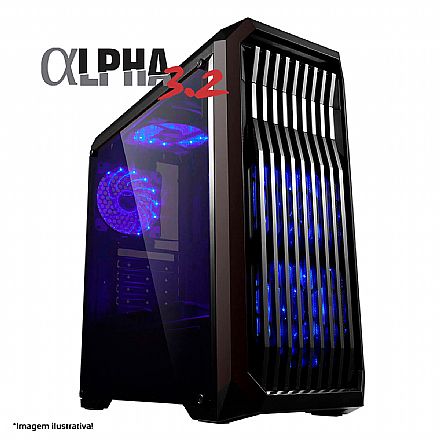 Computador Gamer - PC Gamer Bits Alpha 3.2 Powered by ASUS - Intel® i5 9400F, 8GB, HD 500GB, Geforce GTX 1650 4GB