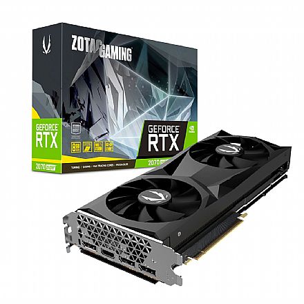 Placa de Vídeo - GeForce RTX 2070 8GB GDDR6 256bits - SUPER Twin - Zotac ZT-T20710F-10P