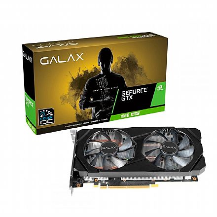 Placa de Vídeo - GeForce GTX 1660 Super 6GB GDDR6 192bits - 1-Click OC - Entusiasta - Galax 60SRL7DSY91S