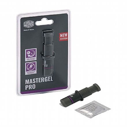 Pasta térmica - Pasta Térmica Cooler Master MasterGel Pro - Seringa 1,5ml - 8 W / mK - MGY-ZOSG-N15M-R2