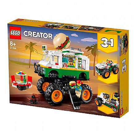 Brinquedo - LEGO Creator - Caminhão Gigante de Hambúrguer - 31104