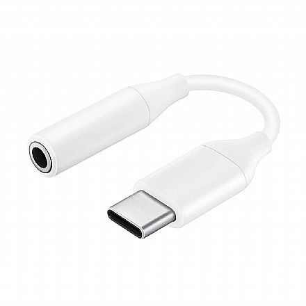 Acessorios de som - Adaptador Conversor USB-C para P2 - Samsung EE-UC10JUWEGBR - Converte saida Tipo C para conector de fones de ouvido de 3,5 mm