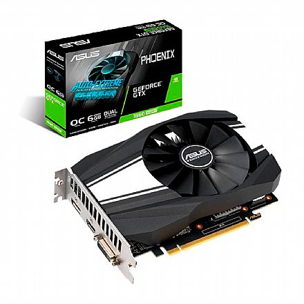 Placa de Vídeo - GeForce GTX 1660 Super 6GB GDDR6 192bits - Asus PH-GTX1660S-O6G