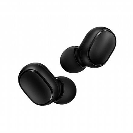 Fone de Ouvido - Fone de Ouvido Bluetooth Earbud Xiaomi Redmi Airdots - Earbuds Basic 2 - Case Carregador - Preto