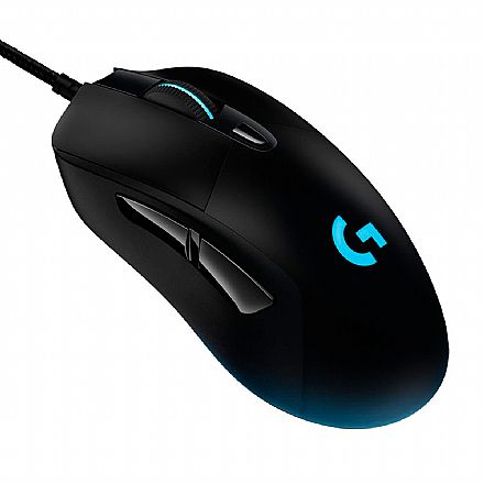 Mouse - Mouse Gamer Logitech G403 Hero - G HUB - 16000dpi - 6 Botões - Sensor Hero 16K - RGB Lightsync - 910-005631