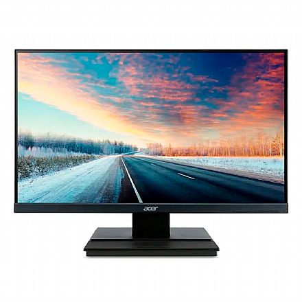 Monitor - Monitor 27" Acer V276HL - Borda Zero Frame - Full HD - 6ms - Suporte VESA - HDMI/DVI/VGA