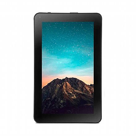 Tablet - Tablet Multilaser MS9 - Tela 9", Quad Core, 16GB, WiFi, Bluetooth, Android 8.1 - Preto - NB326 - **Liquidação Peça de Vitrine**