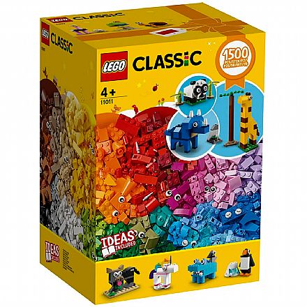 Brinquedo - LEGO Classic - Peças e Animais - 11011