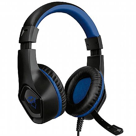 Fone de Ouvido - Headset Gamer Trust GXT 404B Rana - com Controle de Volume - Conector P3 - PS5 / PS4 / Xbox Series X / Xbox One / Switch / Mobile - 23309