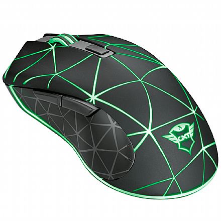 Mouse - Mouse Gamer Trust GXT 133 Locx - LED RGB - 4000dpi - 6 Botões - 22988