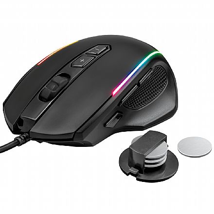 Mouse - Mouse Gamer Trust GXT 165 Celox - LED RGB - 10000dpi - 8 Botões - 23092