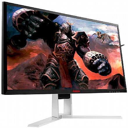 Monitor - Monitor Gamer 24.5" AOC Agon AG251FZ2 - Full HD - 240Hz - 0,5ms - Rotação e Ajuste de Altura - FreeSync - HDMI/DisplayPort/DVI