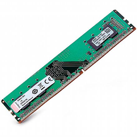 Memória para Desktop - Memória 4GB DDR4 2400MHz Kingston - CL17 - KVR24N17S6/4