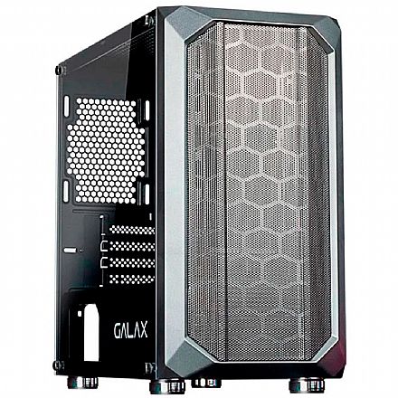 Gabinete - Gabinete Gamer Galax Nebulosa GX700 - Janela Lateral de vidro - Mid Tower - Preto