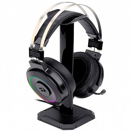 Fone de Ouvido - Headset Gamer Redragon Lamia 2 H320RGB-1 - Com Microfone - USB - LED RGB - Compatível com PC / PS3 / PS4