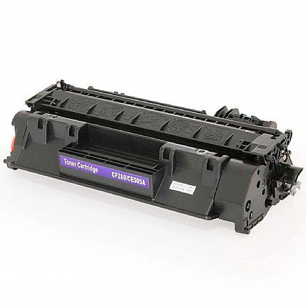 Toner - Toner compatível HP 80A / 05A - CE505A / CF280A - LHCE505A - Para HP P2050, P2035, P2055, P2035N, P2055N, P2055X, P2055DN