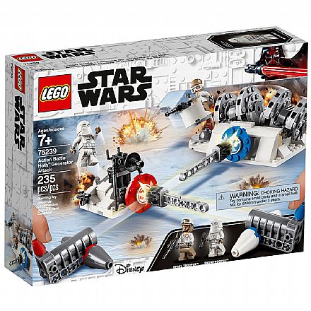 Brinquedo - LEGO Star Wars - Batalha de Hoth: Ataque ao Gerador - 75239