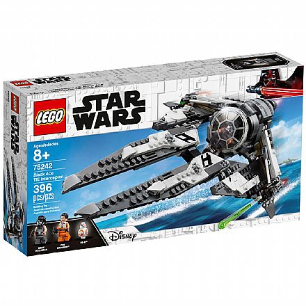 Brinquedo - LEGO Star Wars - TIE Intercetor Black Ace - 75242