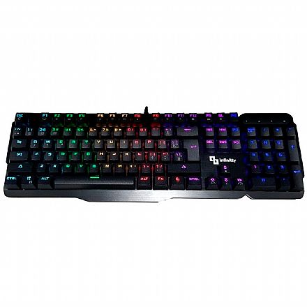 Teclado - Teclado Mecânico Infinitty - RGB - Switch Outemu Blue - ABNT - MK007