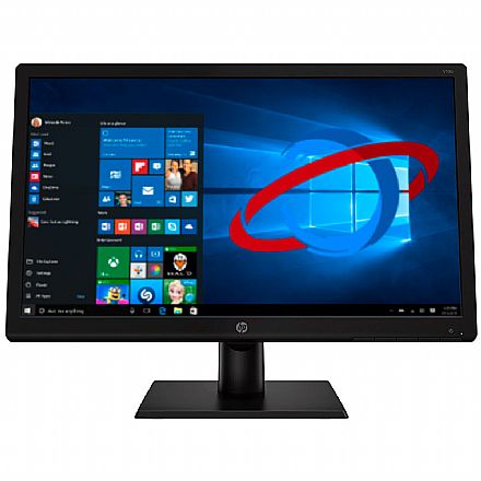 Monitor - Monitor 18.5" HP V19B - HD - 60Hz - 5ms - Suporte VESA - VGA