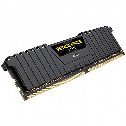Memória para Desktop - Memória 8GB DDR4 3000MHz Corsair Vengeance LPX - CL16 - CMK8GX4M1D3000C16