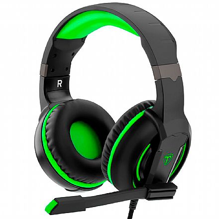 Fone de Ouvido - Headset Gamer T-Dagger Caucasus - LED - Conector P2 - com Microfone - T-RGH207