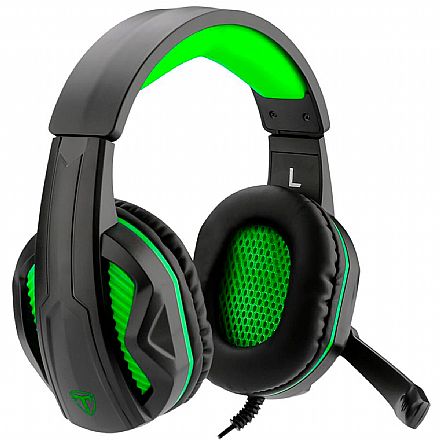 Fone de Ouvido - Headset Gamer T-Dagger Cook - LED - Conector P2 - com Microfone - T-RGH100-1