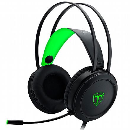 Fone de Ouvido - Headset Gamer T-Dagger Ural - Conector P2 - com Microfone - T-RGH202