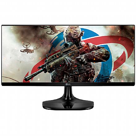 Monitor - Monitor Gamer 25" LG 25UM58G-P - IPS Full HD UltraWide 2560x1080 - Modo Gamer - 1ms - Dynamic Action - HDMI