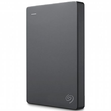 HD Externo - HD 1TB Portátil Seagate Basic - USB 3.0 - Preto - STJL1000400