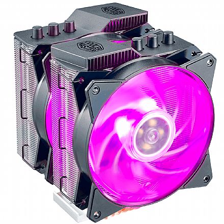 Cooler CPU - Cooler Master MasterAir MA620P - (AMD / Intel) - com LED RGB - MAP-D6PN-218PC-R1