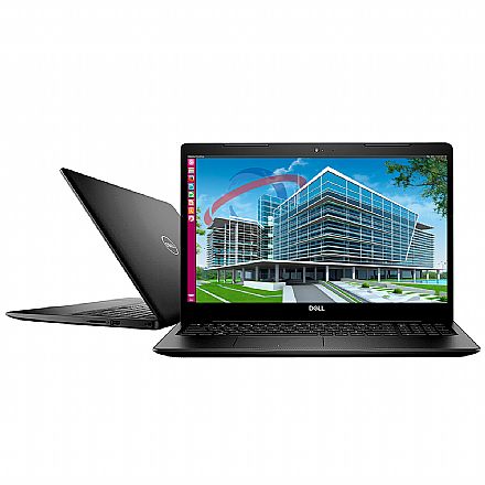 Notebook - Notebook Dell Inspiron i15-3583-D3XP - Tela 15.6", Intel i5 8265U, 8GB, HD 1TB, Linux - Preto