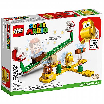 Brinquedo - LEGO Super Mario™ - Derrapagem da Planta Piranha - Pacote de Expansão - 71365