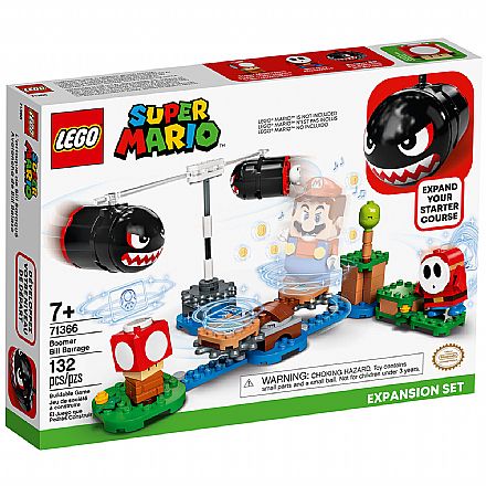 Brinquedo - LEGO Super Mario™ - Bombardeio de Bill Balaços - Pacote de Expansão - 71366