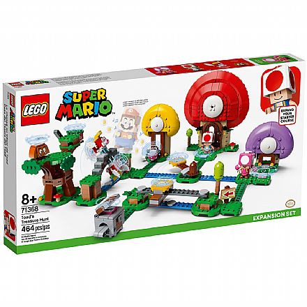 Brinquedo - LEGO Super Mario™ - Caça ao Tesouro Toad - Pacote de Expansão - 71368