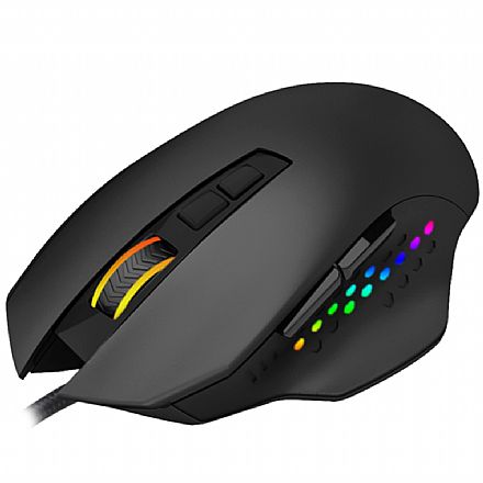 Mouse - Mouse Gamer T-Dagger Captain - 8000dpi - USB - 7 Botões - LED RGB - T-TGM302
