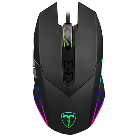 Mouse - Mouse Gamer T-Dagger Lieutenant - 8.000dpi - USB - 7 Botões - LED RGB - 1ms - T-TGM301