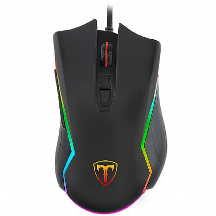 Mouse - Mouse Gamer T-Dagger Second Lieutenant - 8000dpi - USB - 7 Botões - LED RGB - 1ms - T-TGM300