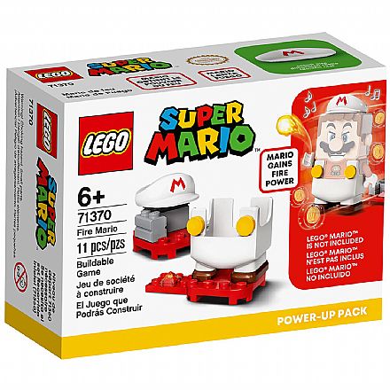 Brinquedo - LEGO Super Mario™ - Mario de Fogo - Pacote Power Up - 71370