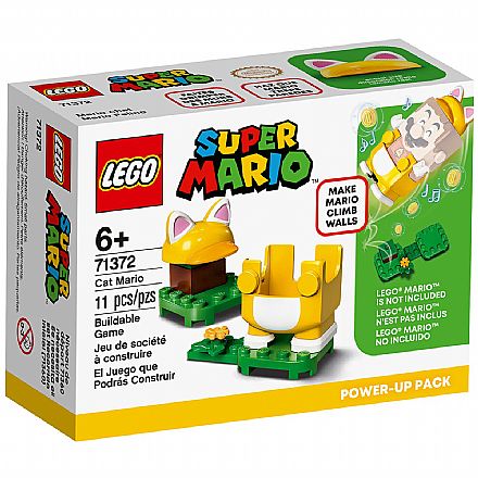Brinquedo - LEGO Super Mario™ - Mario Gato - Pacote Power Up - 71372