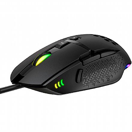 Mouse - Mouse Gamer Havit MS1022 - 3200dpi - 8 Botões - RGB - HV-MS1022