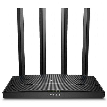 Roteador, Repetidor & Acess Point - Roteador Wi-Fi TP-Link Archer C80 AC1900 - Gigabit - MU-MIMO - Tecnologia Wave 2 - Tecnologia Beamforming - Dual Band 2.4 GHz e 5 GHz - 4 antenas