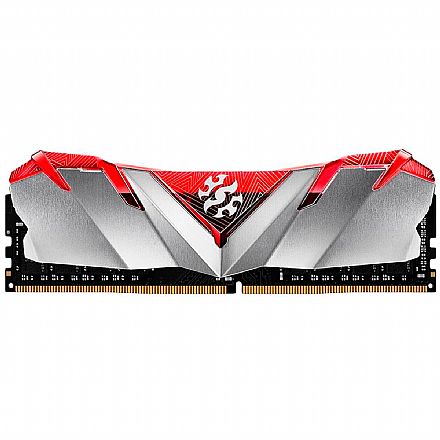 Memória para Desktop - Memória 16GB DDR4 2666MHz Adata XPG Gammix D30 - CL16 - AX4U2666316G16-SR30 - Vermelho