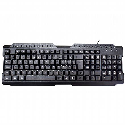 Teclado - Teclado USB Multimidia K-Mex - ABNT2 - KM-5828