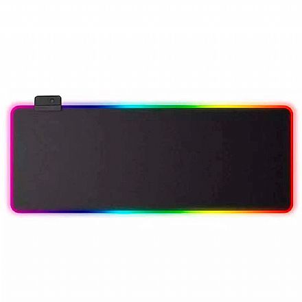 Mouse pad - Mousepad Gamer GMS-X5 - 800 x 300mm - LED RGB