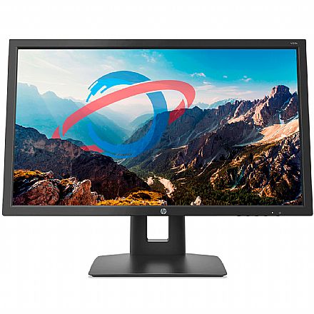 Monitor - Monitor 21.5" HP V22B - Full HD IPS - Vertical - Regulagem de Altura, Rotação 90° e Inclinação - HDMI/DisplayPort/VGA