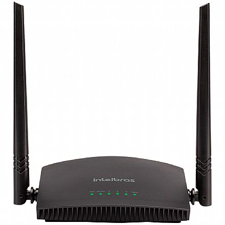 Roteador, Repetidor & Acess Point - Roteador Wi-Fi Intelbras RF-301K - 300Mbps - 2 antenas 4dBi - Fácil Instalação