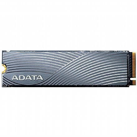 SSD - SSD M.2 250GB Adata Swordfish - NVMe - 3D NAND - Leitura 1800 MB/s - Gravação 900MB/s - ASWORDFISH-250G-C