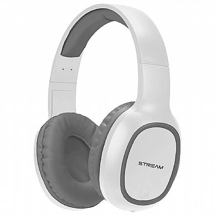 Fone de Ouvido - Fone de Ouvido Bluetooth ELG - com Microfone - Entrada para Micro SD - Branco - EPB-MS1SL